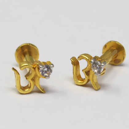Crescent Moon Stud Earrings, 14K White Gold Earrings, Solid Gold Earrings –  AMYO Jewelry